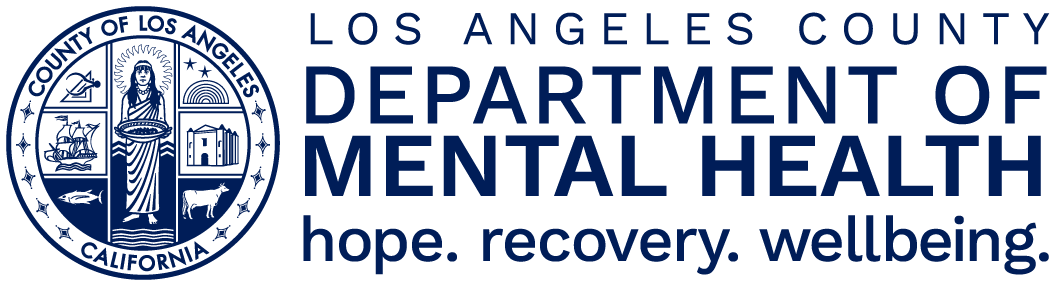 LA County Department of Mental Health logo.